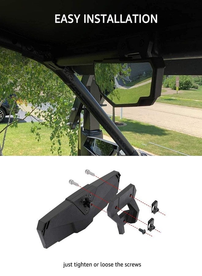 A & UTV PRO Rear View Mirror for 2024-2026 Polaris RZR XP 1000, Center Convex RearView Mirror UTV for 2020-2024 RZR PRO XP 4, 2022-2024 RZR Pro R/Turbo R 4 Accessories, Replace #2883763 - Image 5